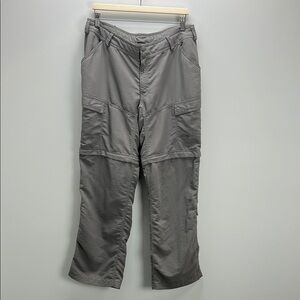 The North Face Convertible Hiking Pants Nylon Gray Outdoor Climbing Gorpcore 14